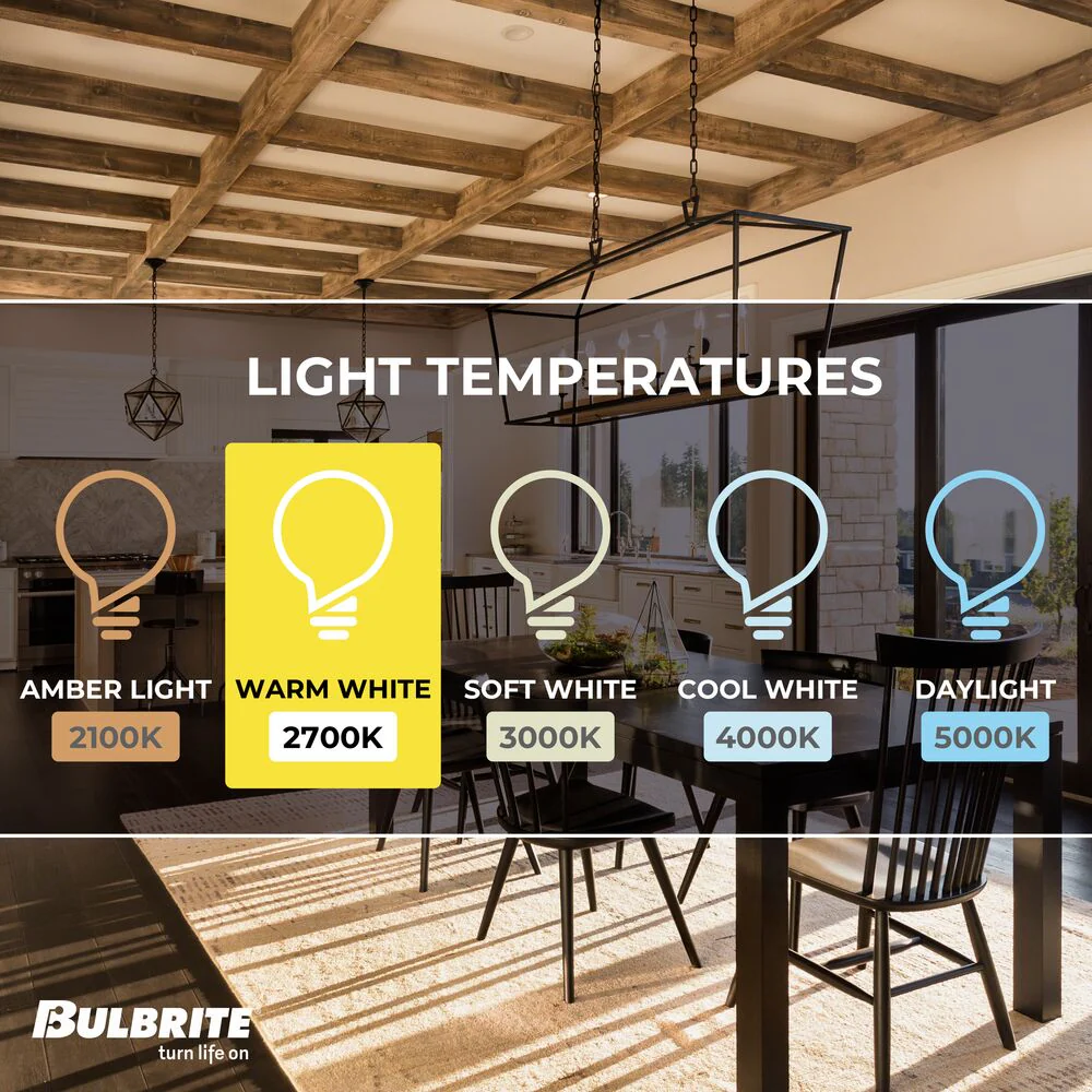 Bulbrite LED Filament Pack of (4) 5.5 Watt Dimmable B11 Light Bulbs with Milky Finish and Medium (E26) Base - 2700K (Warm White Light), 500 Lumens - Cheap-Us
