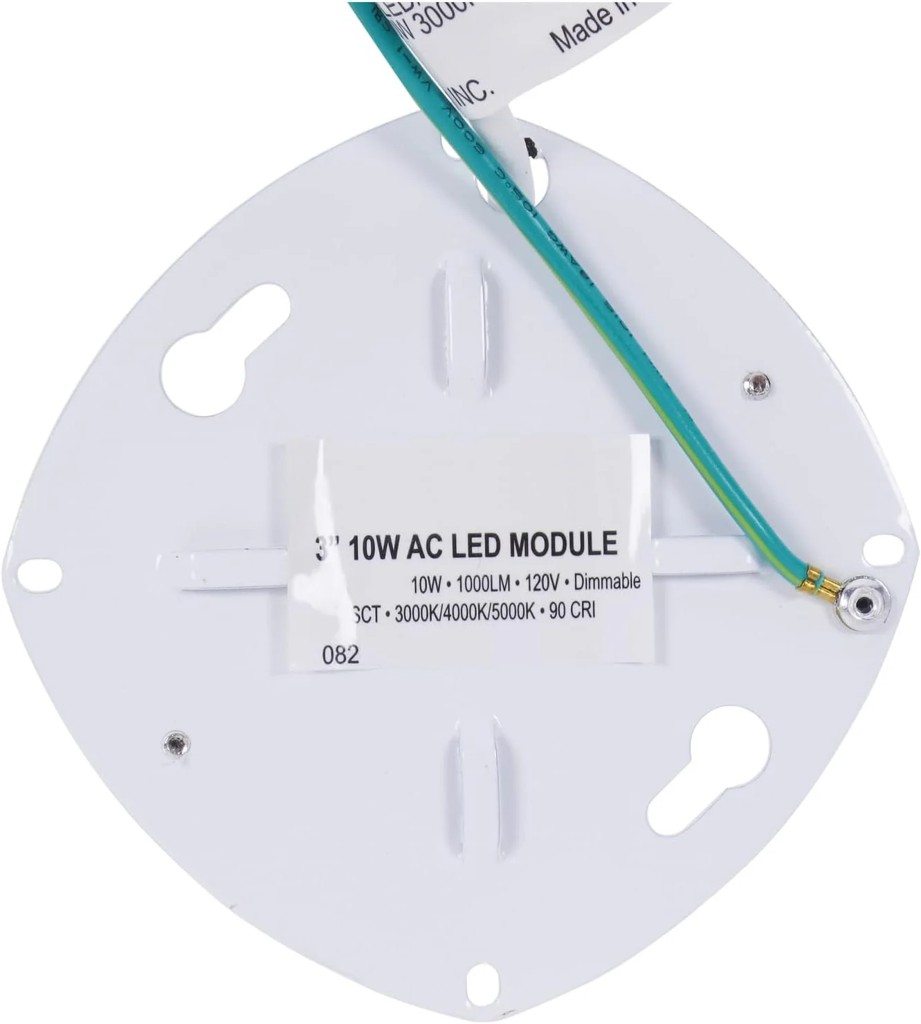 Sunlite 88458-SU 3-Inch AC LED Light Engine Module, 10 Watts (75W=), 1000 Lumens, CCT Selectable 3000K/4000K/5000K, 90 CRI, Dimmable, 50,000 Hours Life Span, 120V, ETL Listed - Cheap-Us
