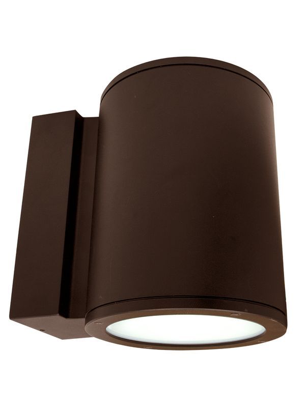 Westgate 8In Wall Cyl. Down Light 40W 30K/40K/50K 0-10V - Bronze, Outdoor Lighting, 40W, 3200 Lumens, 3000K/4000K/5000K, Bronze Finish, 0~10V Dimmable - Cheap-Us