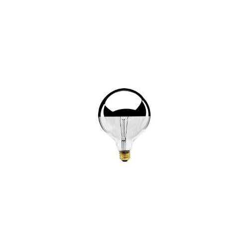 Bulbrite 100G40HM 100 Watt Dimmable Incandescent Half Chrome G25 Globe Bulb, Medium Base - Cheap-Us