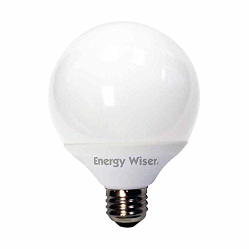 Bulbrite CF14G25CW/E 14 Watt Compact Fluorescent G25 Globe, Medium Base, Cool White, 60W Equivalent - Cheap-Us