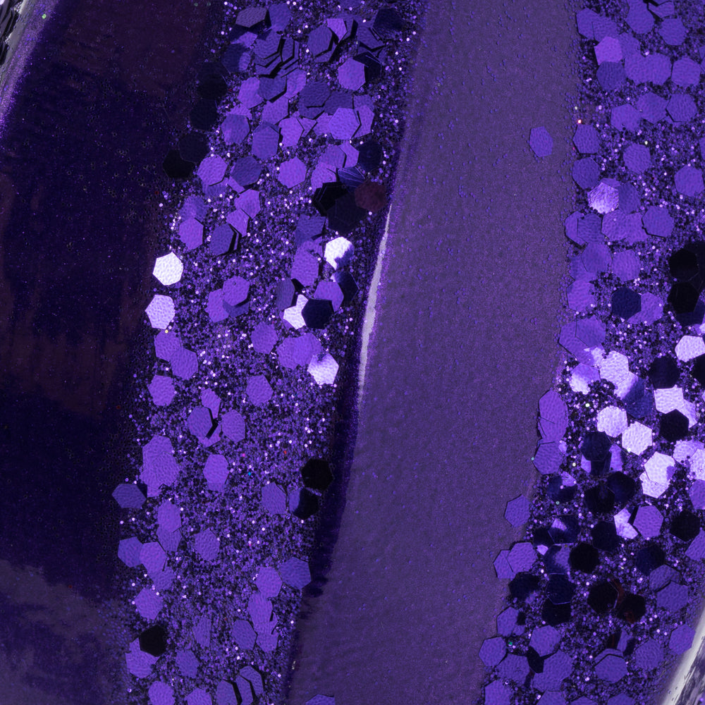 Vickerman 8'' Plum Glitter Swirl Drop Christmas Ornament - Cheap-Us