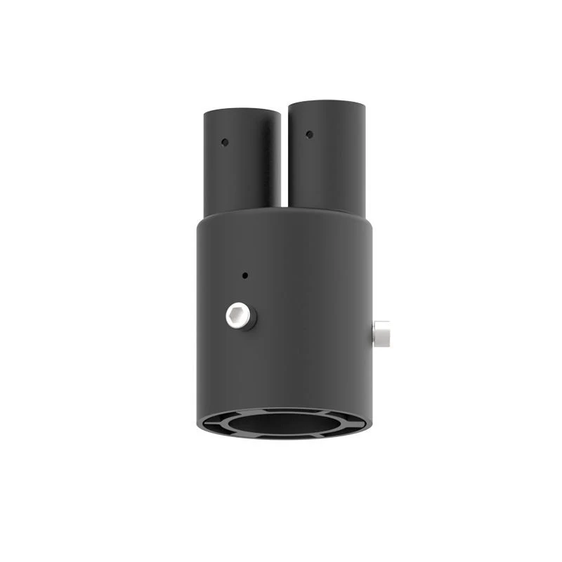 Westgate Dab 2In Pole Adapter For 2 Bell Arms, Black, Outdoor Lighting, Black Finish - Cheap-Us