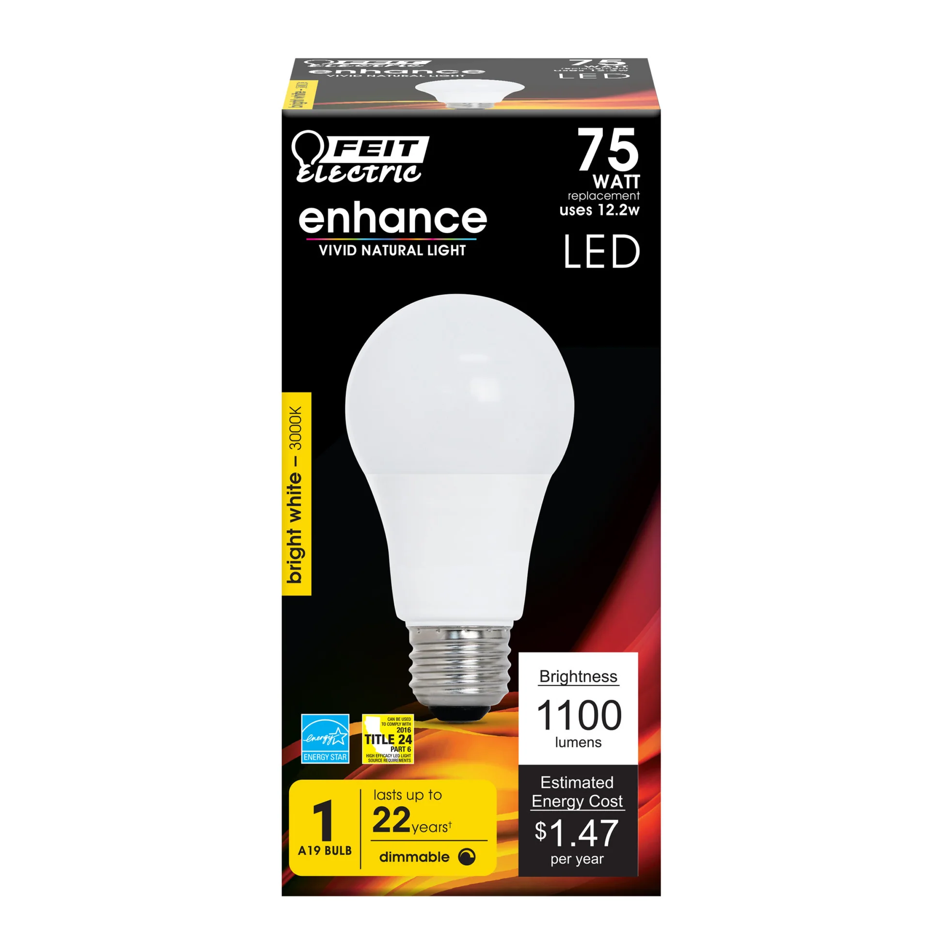 1100 Lumen 3000K Dimmable LED - Cheap-Us