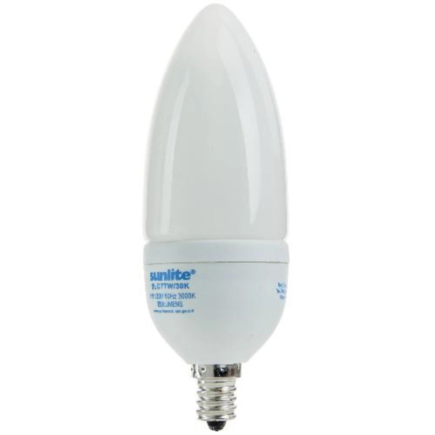 Sunlite 7 Watt Chandelier  Warm White Candelabra Base CFL Light Bulb - Cheap-Us