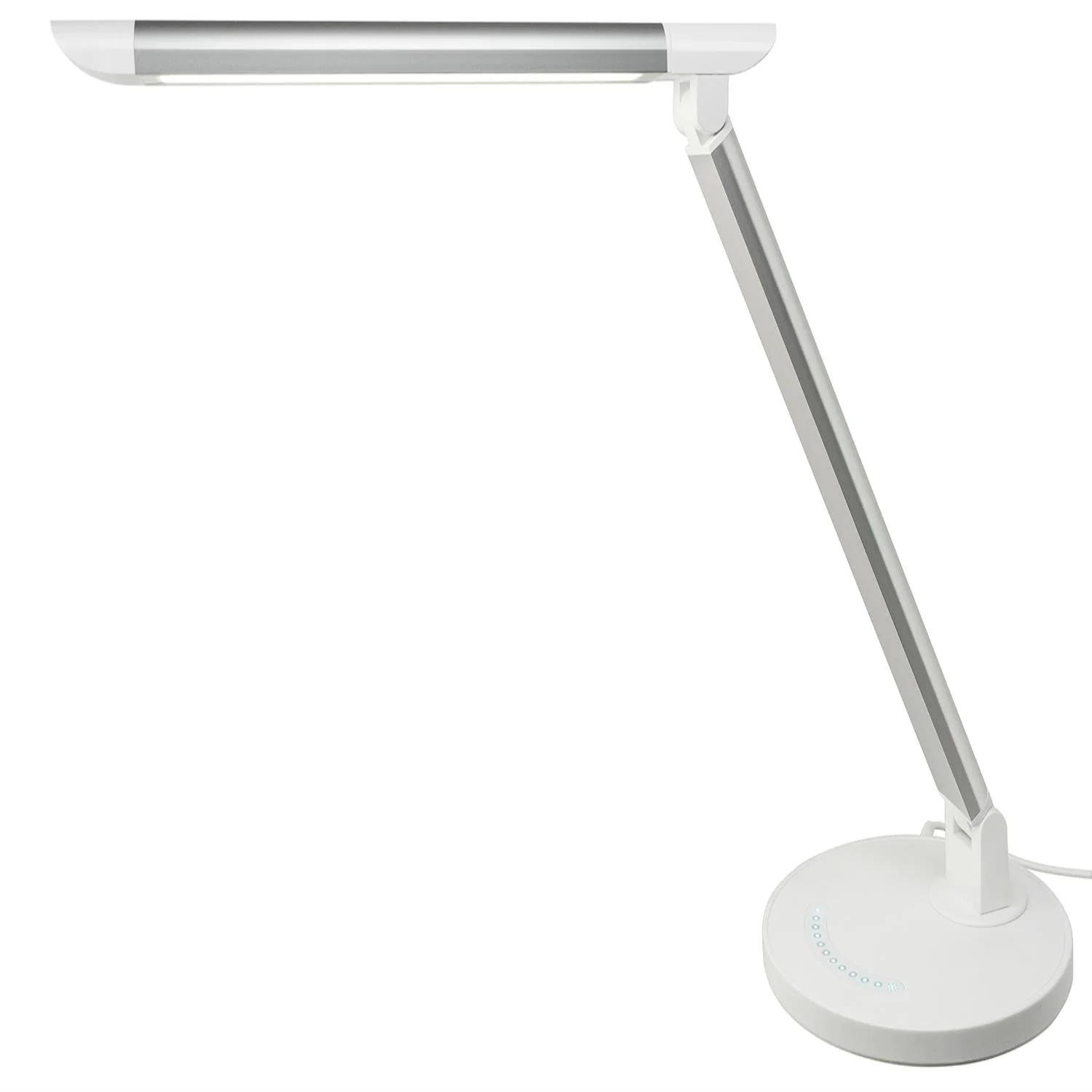 Sunlite DL/LED/SL/40K LED Desk Lamps with USB Silver Dimmable - Cheap-Us