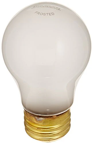 Bulbrite 15A15F/12 15 Watt Incandescent  A15 Fan Bulb, Medium Base, Frost, 2-Pack - Cheap-Us