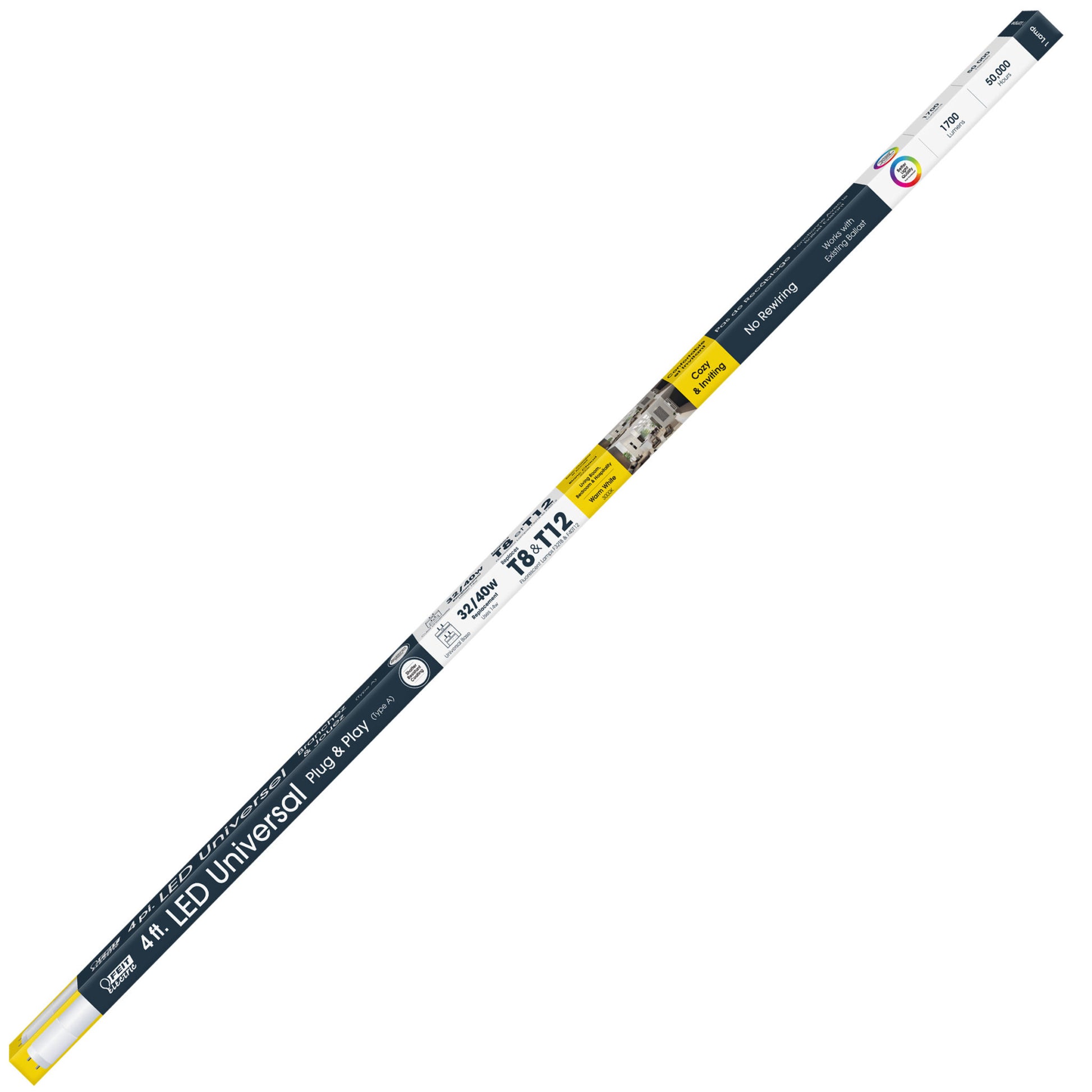 4 ft. T8/T12 3000K Plug & Play LED - Cheap-Us