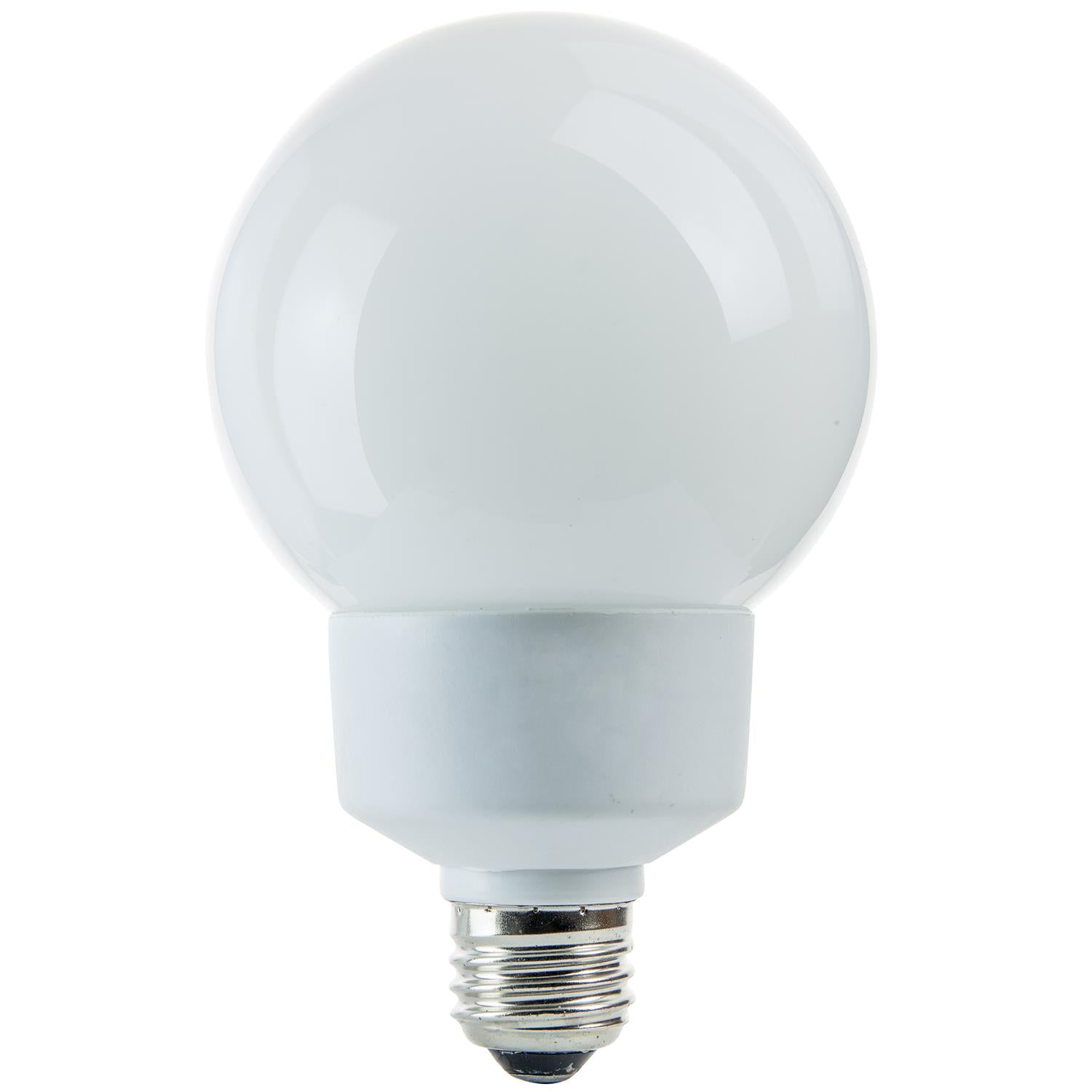 Sunlite 25 Watt Globe, Medium Base, Super White - Cheap-Us