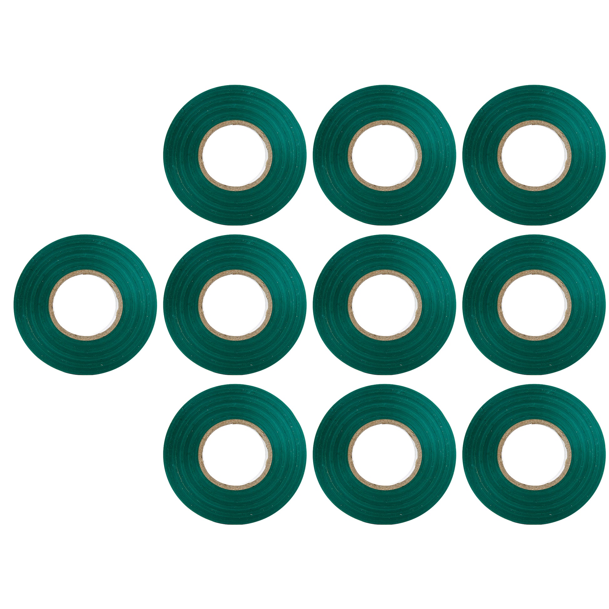 E174/GR/10PK GREEN ELECTRIC TAPE 10PK* - Cheap-Us