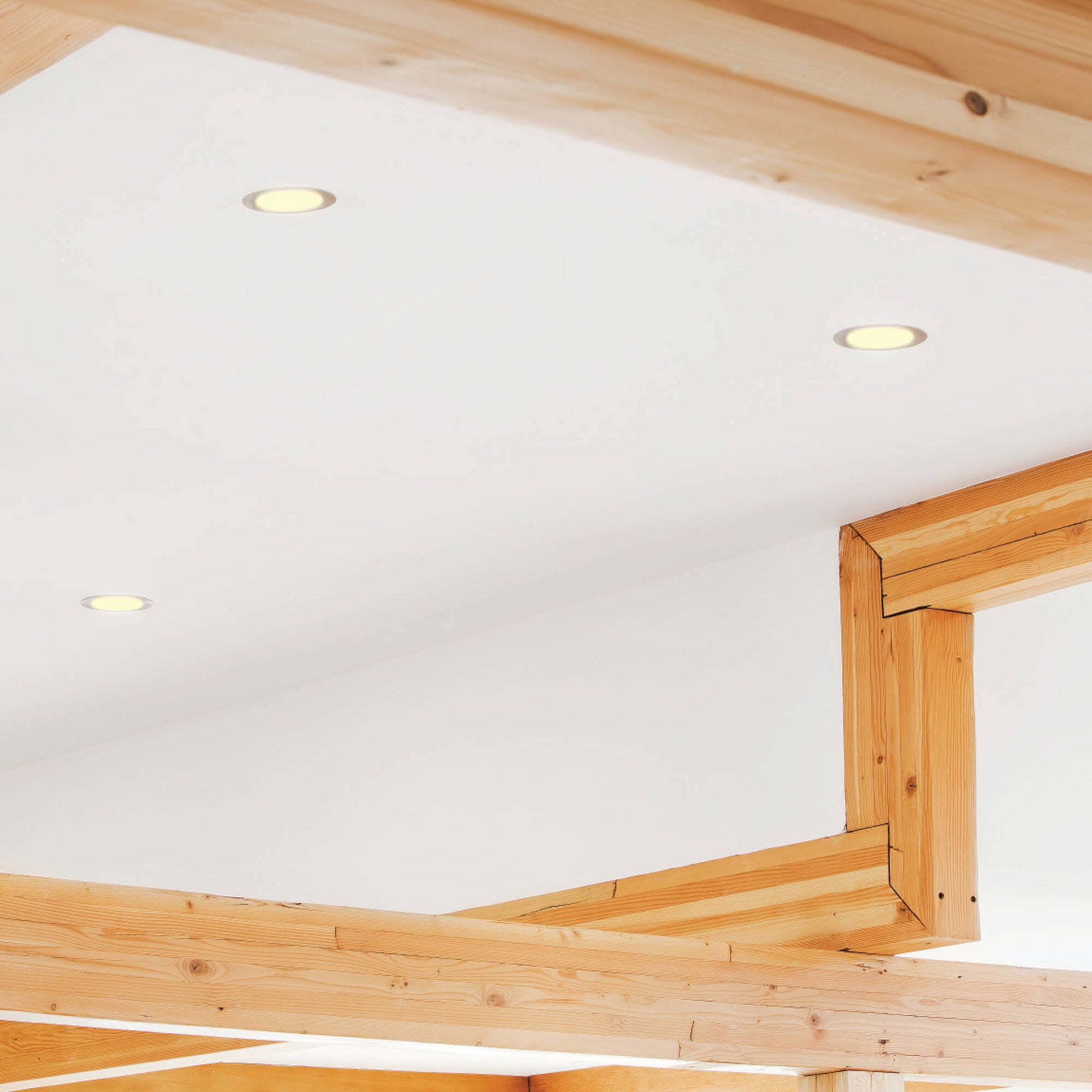 DALS 4 Inch Round Recessed Panel Light with Junction Box/Driver | 3000k Warm White | 9W, 600 Lumens | 360° Wide Spread | Dimmable Pot Light | Damp Rated | ETL Certified | White - Cheap-Us