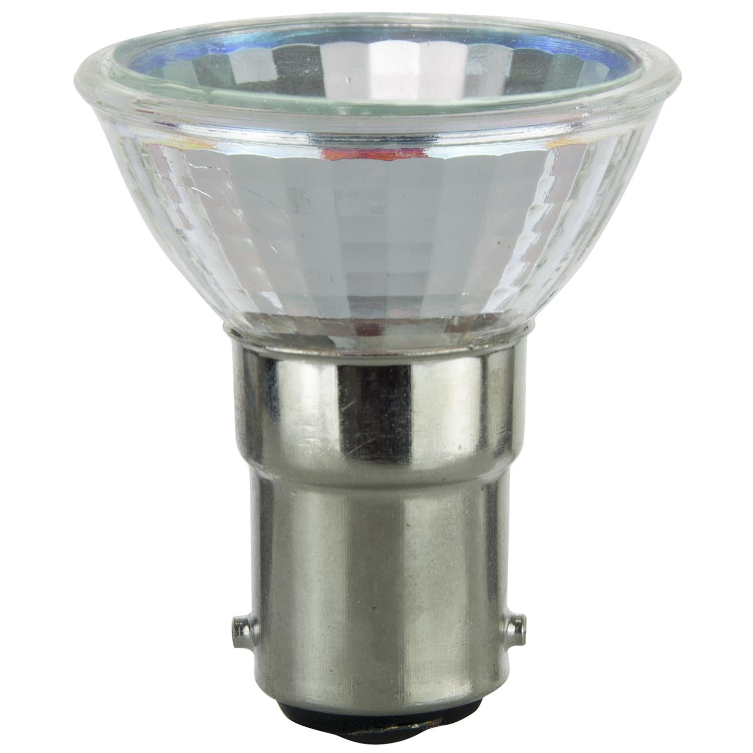 Sunlite 20 Watt, 30° Narrow Flood, MR11 Mini Reflector with Cover Guard, Double Contact Bayonet Base - Cheap-Us