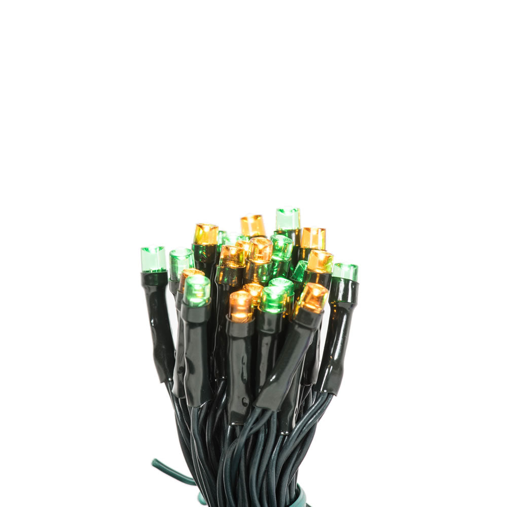 Vickerman Battery Operated Multi-colored LED Outdoor 50 Light Set Automatic On-Off Timer. - Cheap-Us