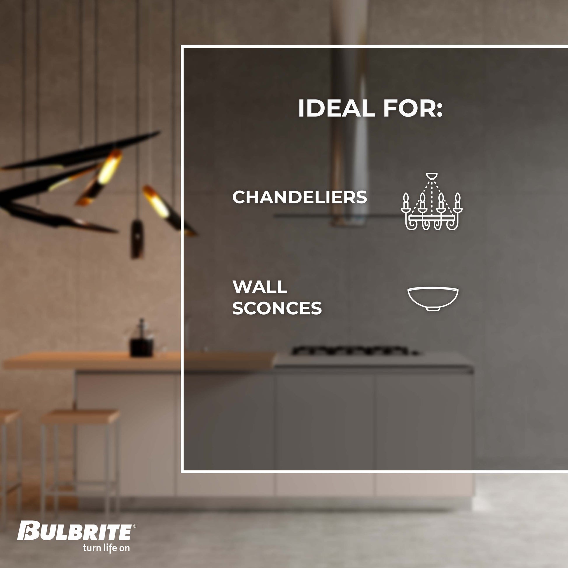 Bulbrite Fiesta Pack of (4) 4 Watt Dimmable F15 LED Filament Light Bulb with Amber Glass Finish and Medium (E26) Base - 2100K (Amber Light), 280 Lumens - Cheap-Us