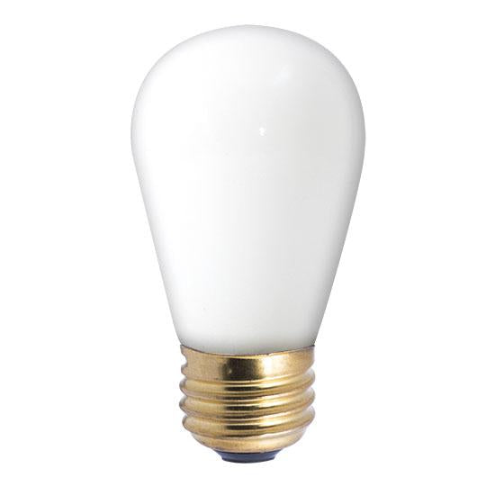 BULBRITE INCANDESCENT S14 MEDIUM SCREW (E26) 11W DIMMABLE LIGHT BULB 2700K/WARM WHITE 25PK (701011) - Cheap-Us