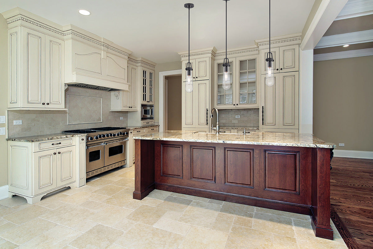 60-5362 BEAKER 1 LIGHT MINI PENDANT Beaker - 1 Light Mini Pendant with Clear Glass -Aged Bronze Finish - Cheap-Us