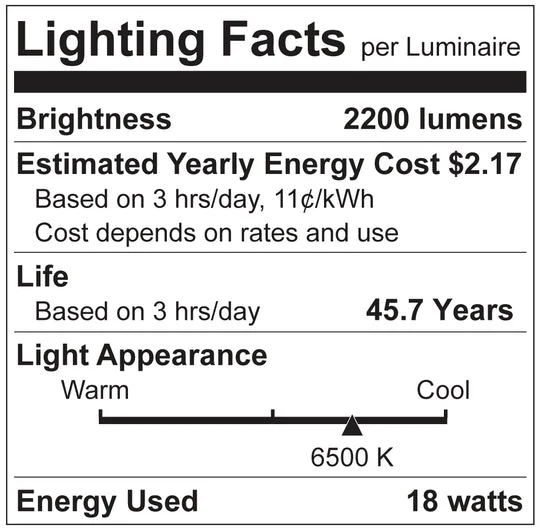Luxrite LED 4' T8 Universal 18W Shatter Proof Ballast Compatible Light Tube, G13 Base, 2200 Lumens, 6500K - Daylight, 83 CRI, Frosted White Finish, Pack of 5  (LR34184) - Cheap-Us