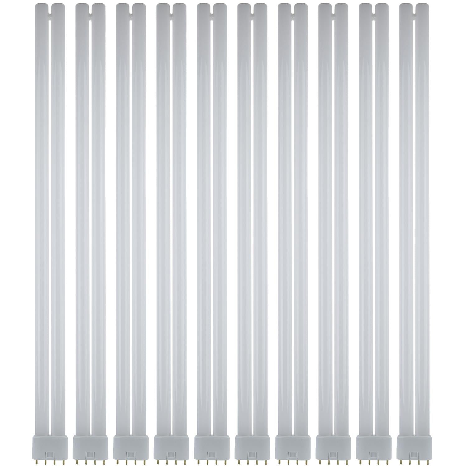 Sunlite 40 Watt FT 4-Pin Twin Tube, 2G11 Base, Super White - Cheap-Us