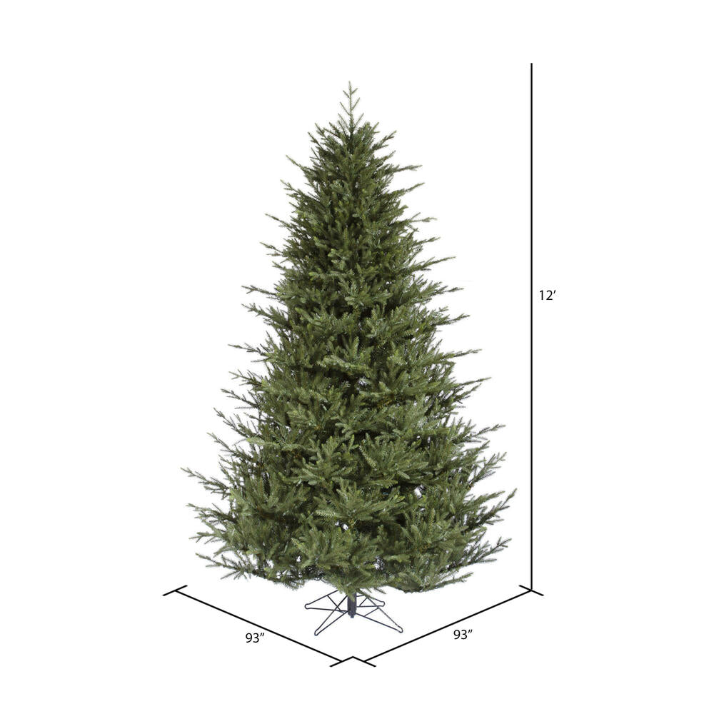 Vickerman 12' Itasca Fraser Artificial Christmas Tree Unlit - Cheap-Us