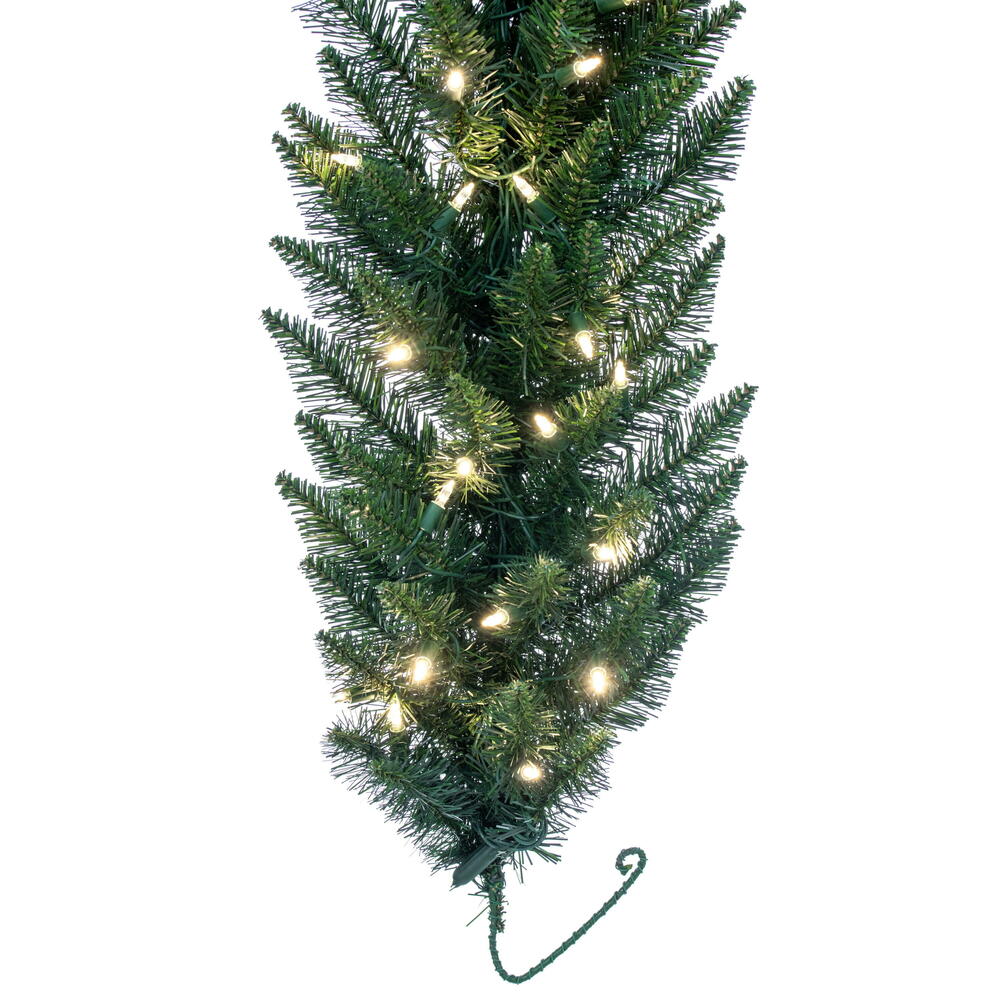 Vickerman 9' Camdon Fir Artificial Christmas Garland with Warm White LED Mini Lights - Cheap-Us
