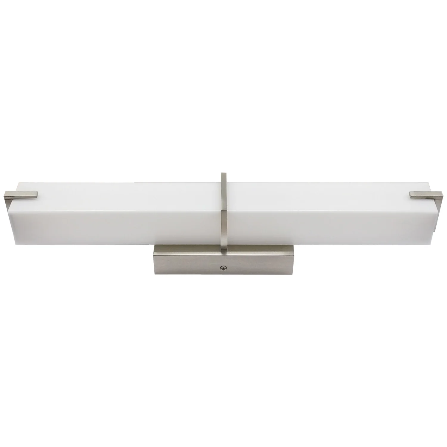 36-Inch LED Linear Vanity Light Fixture, 30 Watts (120W=), 1950 Lumens, Color Tunable 30K/40K/50K, Dimmable, ETL Listed, Brushed Nickel, For Bathroom, Powder Room & Walls Use - Cheap-Us
