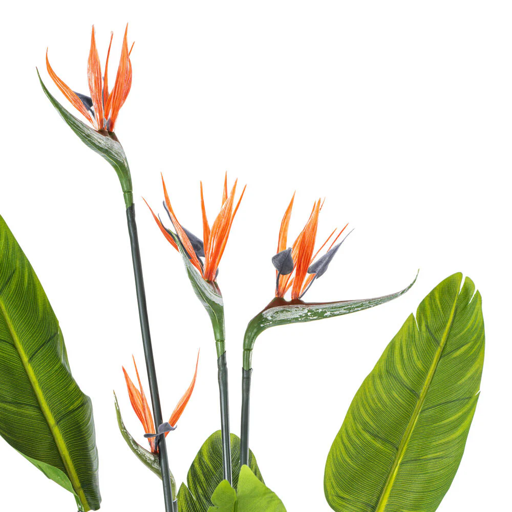 Vickerman 5' Artificial Potted Bird of Paradise Palm Tree. - Cheap-Us