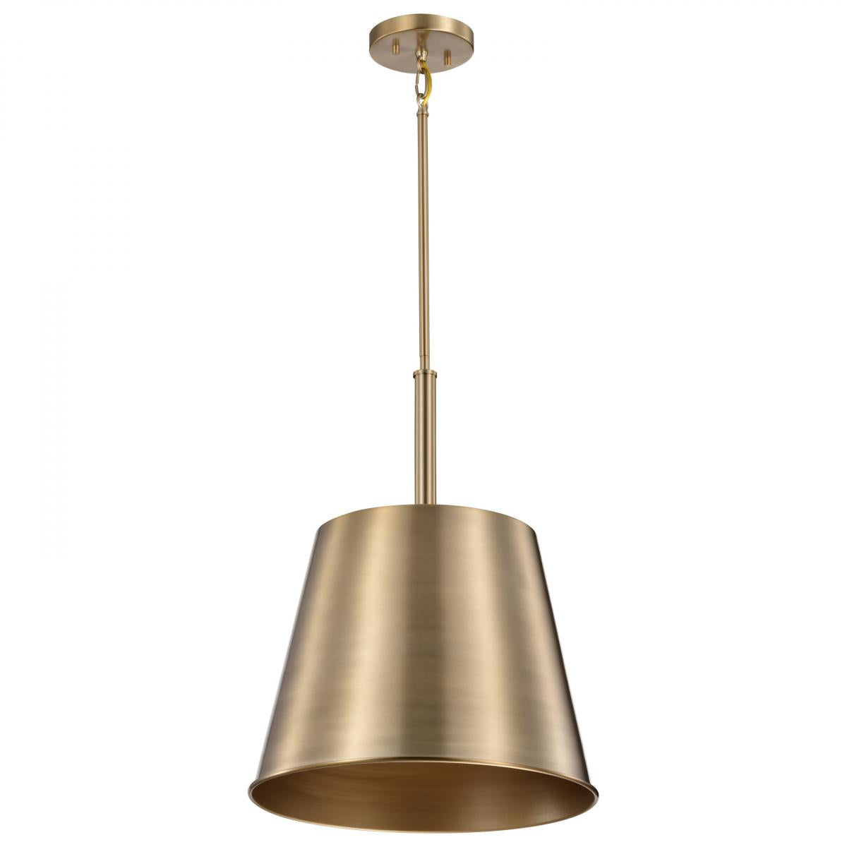 60-7938 ALEXIS 1LT LG PENDANT Alexis 1 Light Large Pendant; Burnished Brass and Gold Finish - Cheap-Us