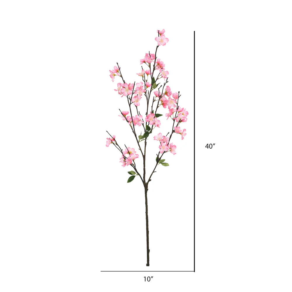 Vickerman 40'' Artificial Pink Cherry Blossom Spray 3 per Pack. - Cheap-Us