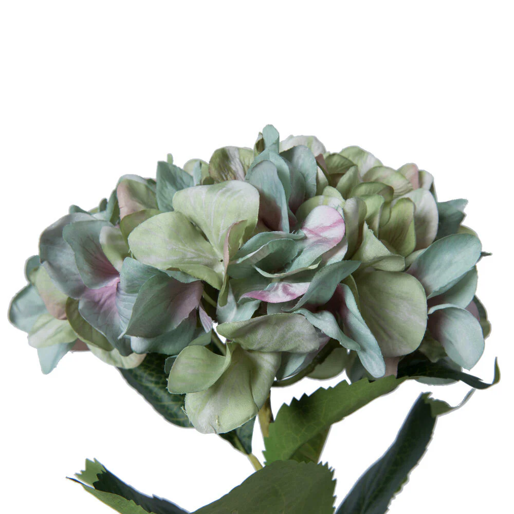 Vickerman 33'' Artificial Green Hydrangea Spray. Includes 2 sprays per pack. - Cheap-Us