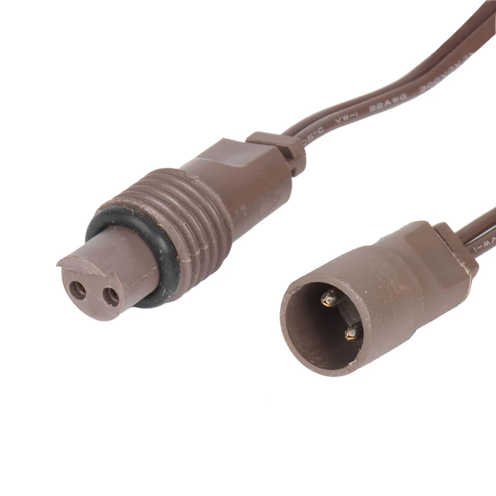 Vickerman 50 Warm White Coaxial Non-Rectified LED Light, 25' Long Christmas Light Strand- 2 Pack - Cheap-Us