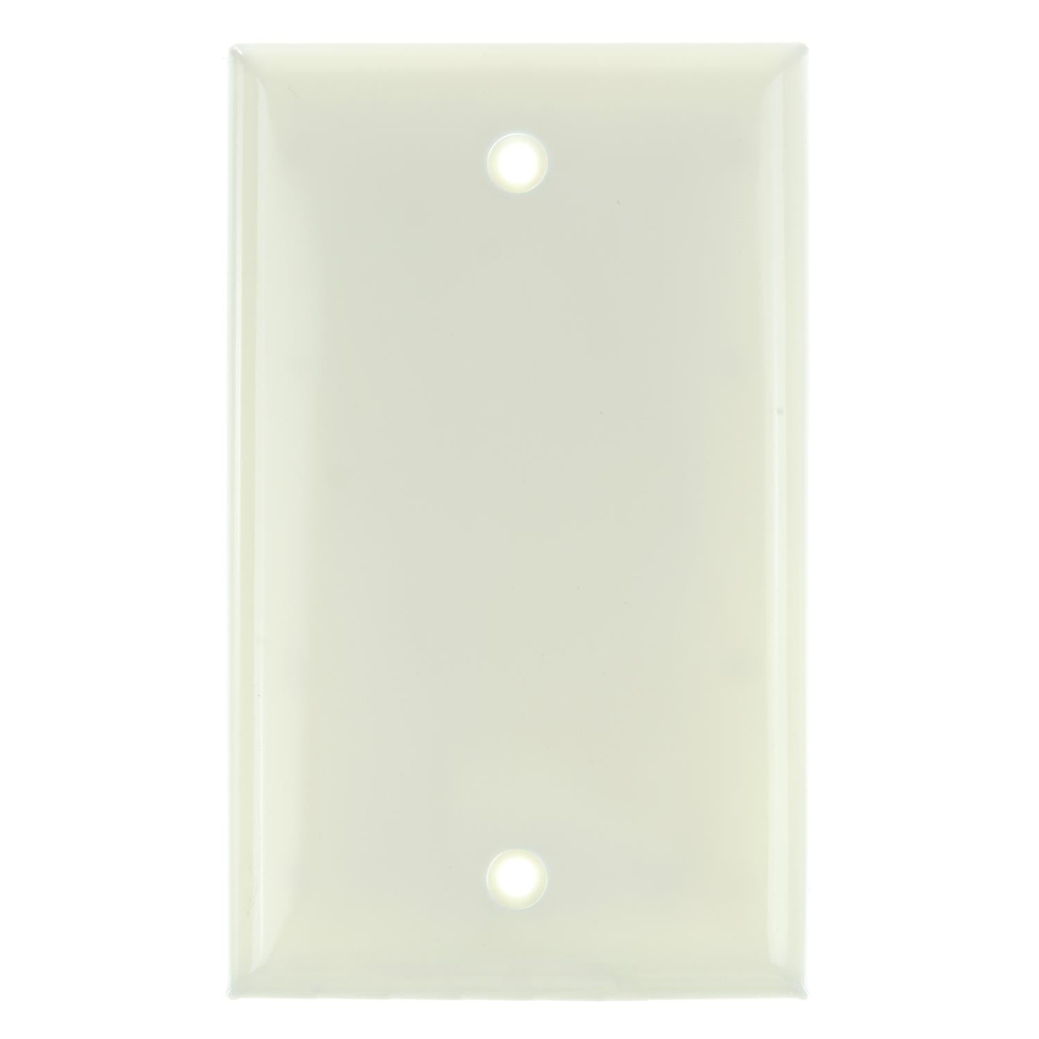 Sunlite E401/A 1 Gang Blank Switch and Receptacle Plate, Almond - Cheap-Us