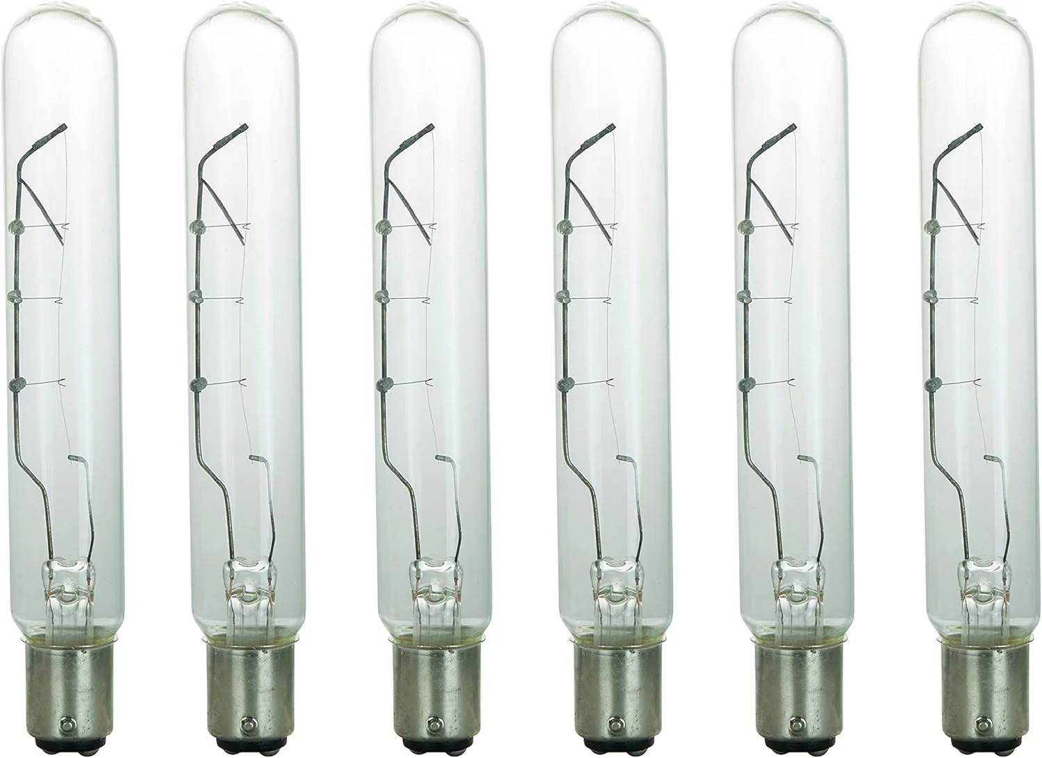 Sunlite 40 Watt T6.5 Tubular Double Contact Base Clear (6 Pack) - Cheap-Us