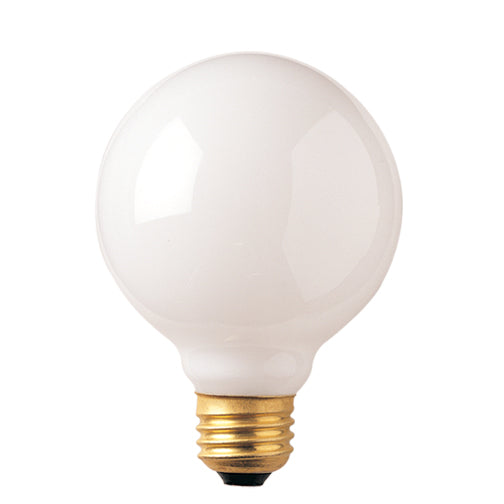 Bulbrite 25G30WH 25 Watt Incandescent G30 Globe, Medium Base, White - Cheap-Us