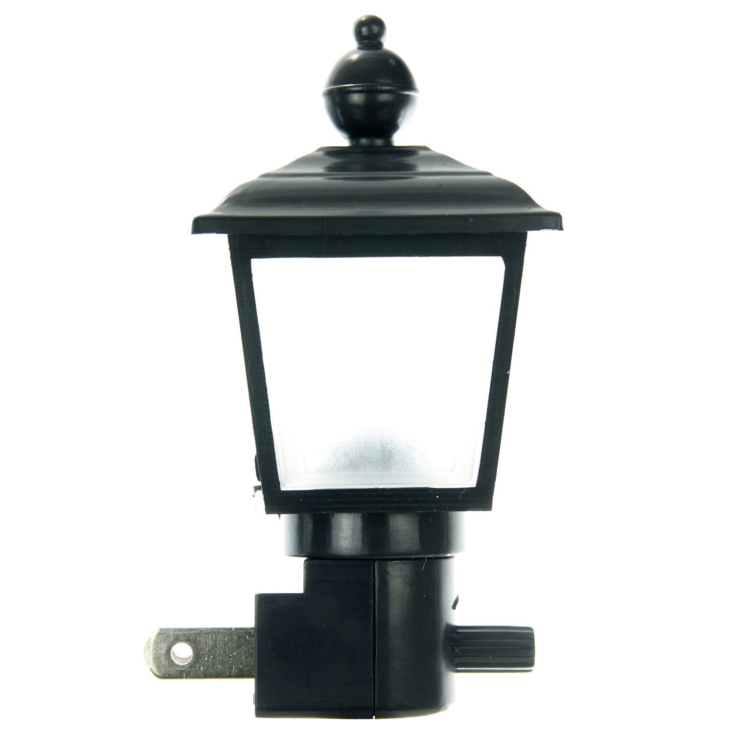 Sunlite E154 Black/Clear Lamp Post Decorative Night Light - Cheap-Us