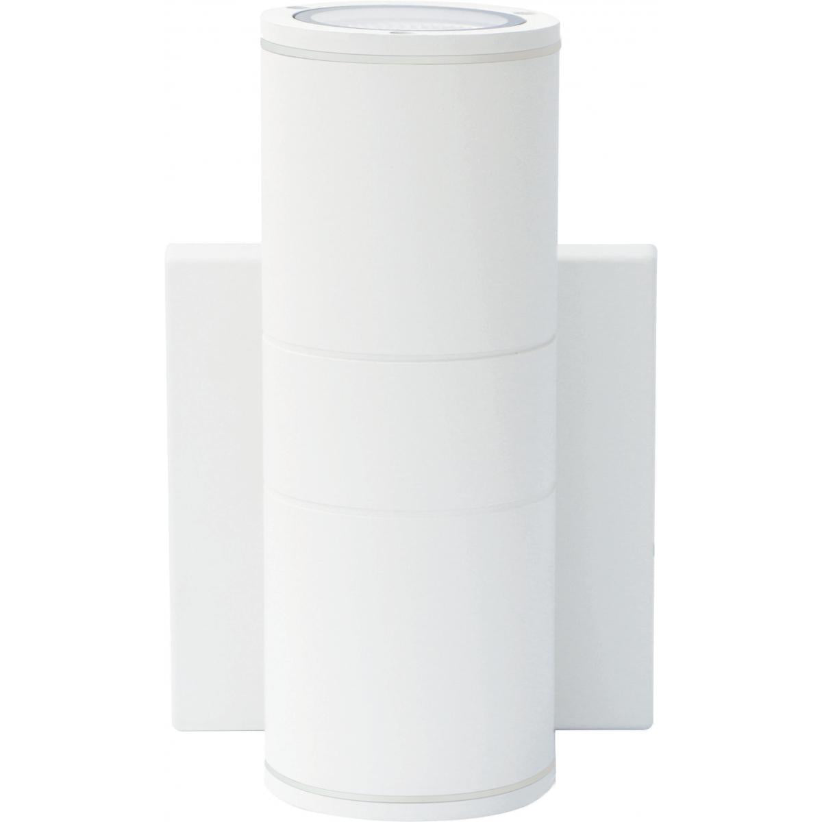 Satco Nuvo 1-Light LED Small/Large Up Or Down Sconce Fixture White/Black/Bronze Finish, 10W, 120/277V, 3000K - Cheap-Us