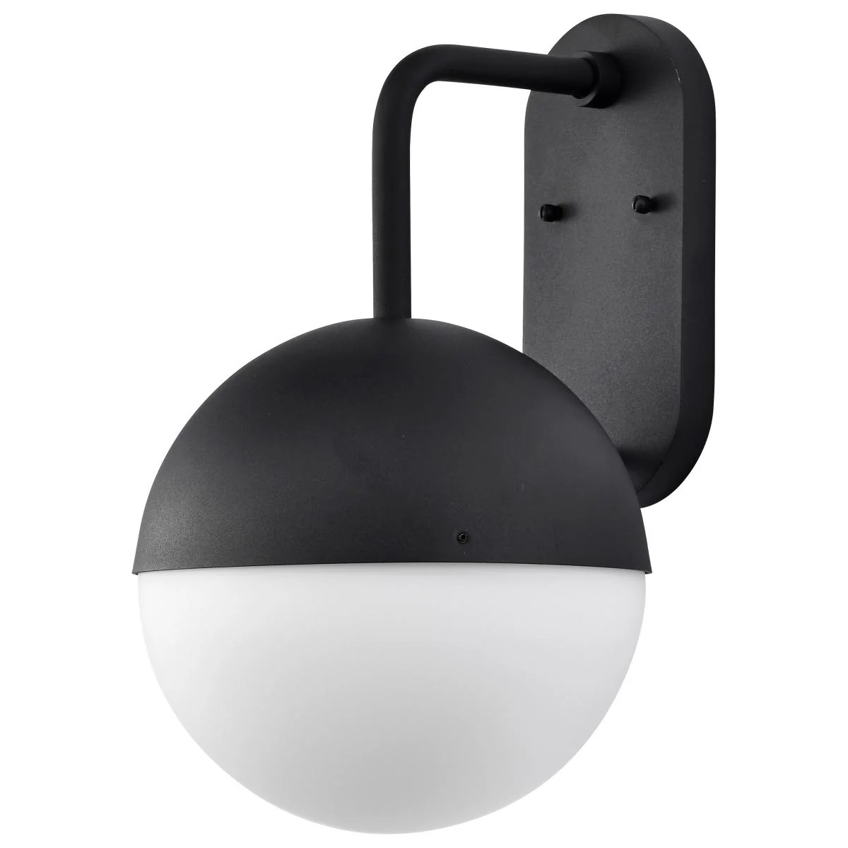 62-1617 ATMOSPHERE 10W LED LG WL LANT Atmosphere; 10W LED; Large Wall Lantern; Matte Black with White Opal Glass - Cheap-Us