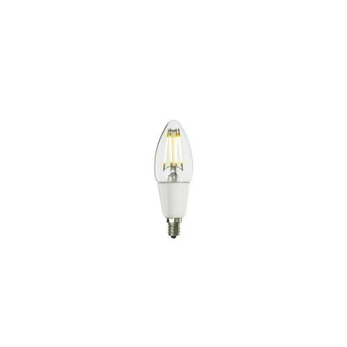 Bulbrite LED4B11/27K/FIL/D 4-Watt Dimmable LED Filament B11 Chandelier Bulb, 40W Equivalent, Candelabra Base, Warm White - Cheap-Us