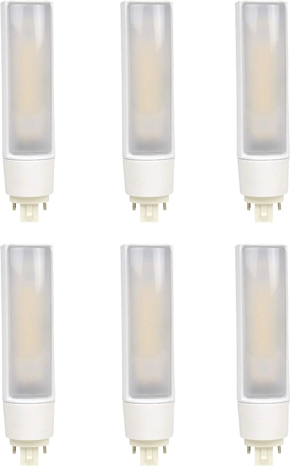 Sunlite 41464-SU LED Plug & Play PL Horizontal Light Bulb, 16 Watts (42W CFL Replacement), 1750 Lumens, G24q Base, Ballast Dependent, DLC Listed, 6 Pack, 35K-Neutral White - Cheap-Us