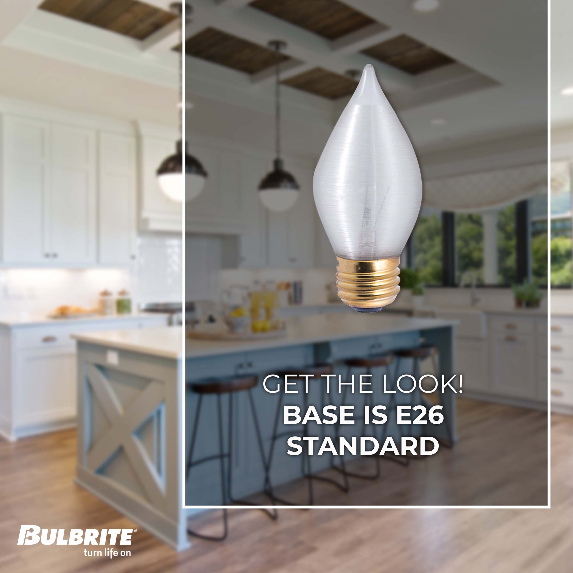 Bulbrite Pack of (25) 40 Watt Dimmable Satin Finish C15 Spunlite Incandescent Light Bulbs with Medium (E26) Base - Cheap-Us