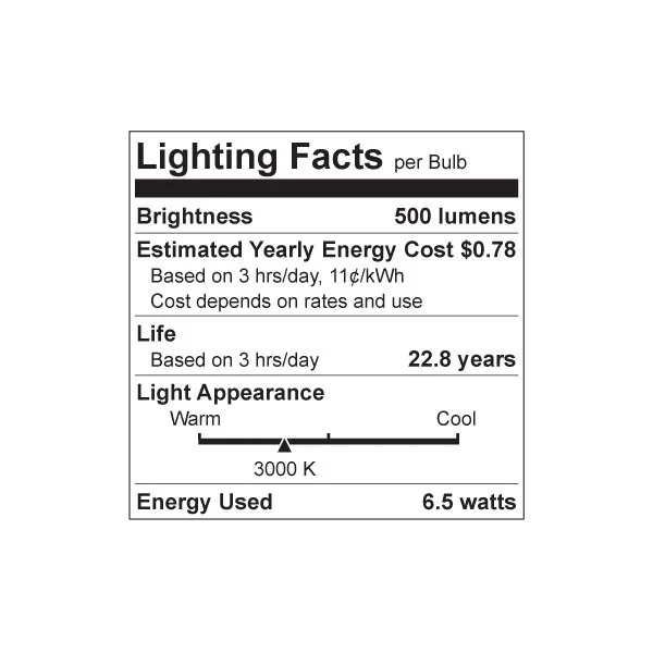 Luxrite LED MR16 GX5.3, 6.5W, 3000K - Soft White, 500 Lumens, 80 CRI, White Finish, Dimmable (LR21405) - Cheap-Us