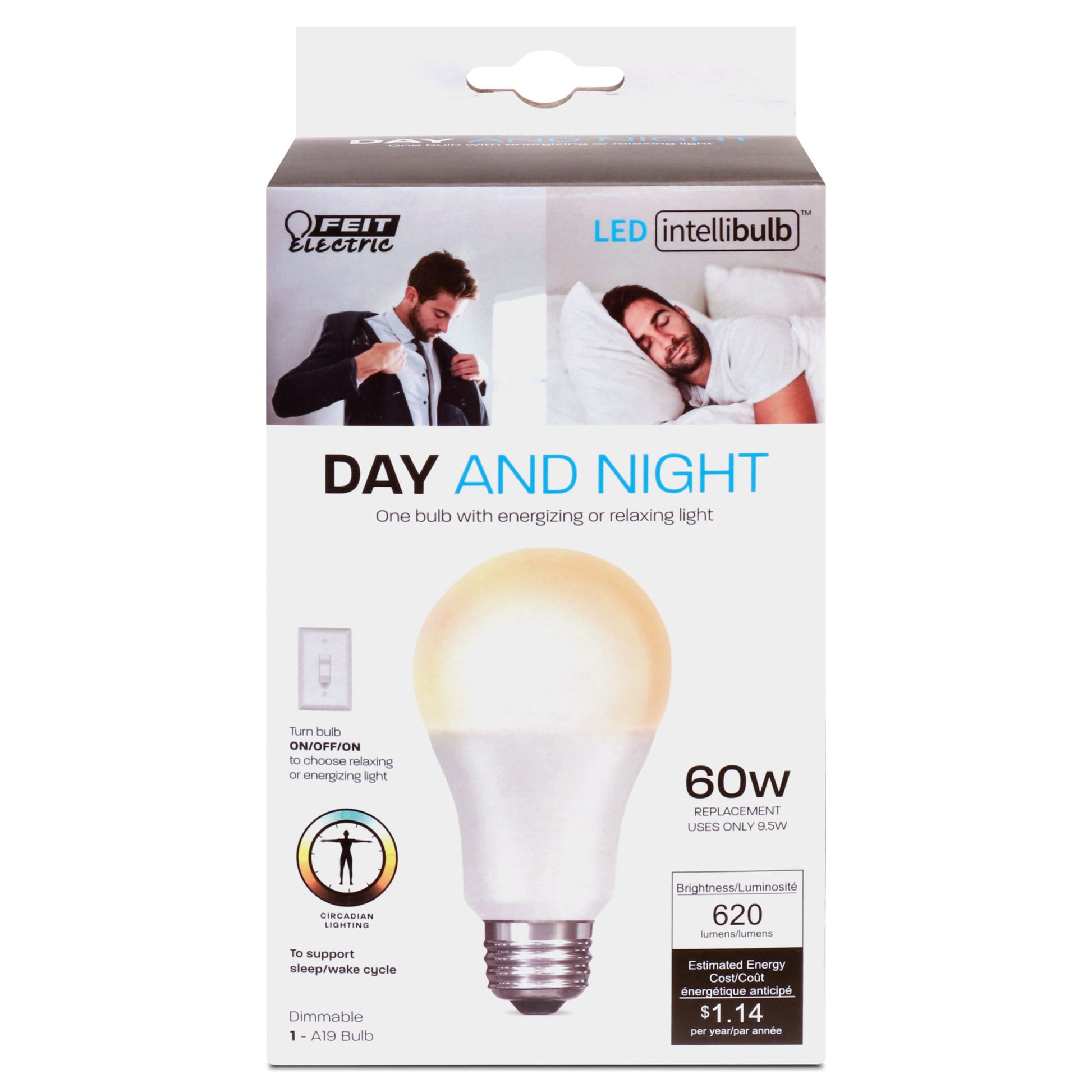 A19 Day & Night Circadian Rhythm LED - Cheap-Us