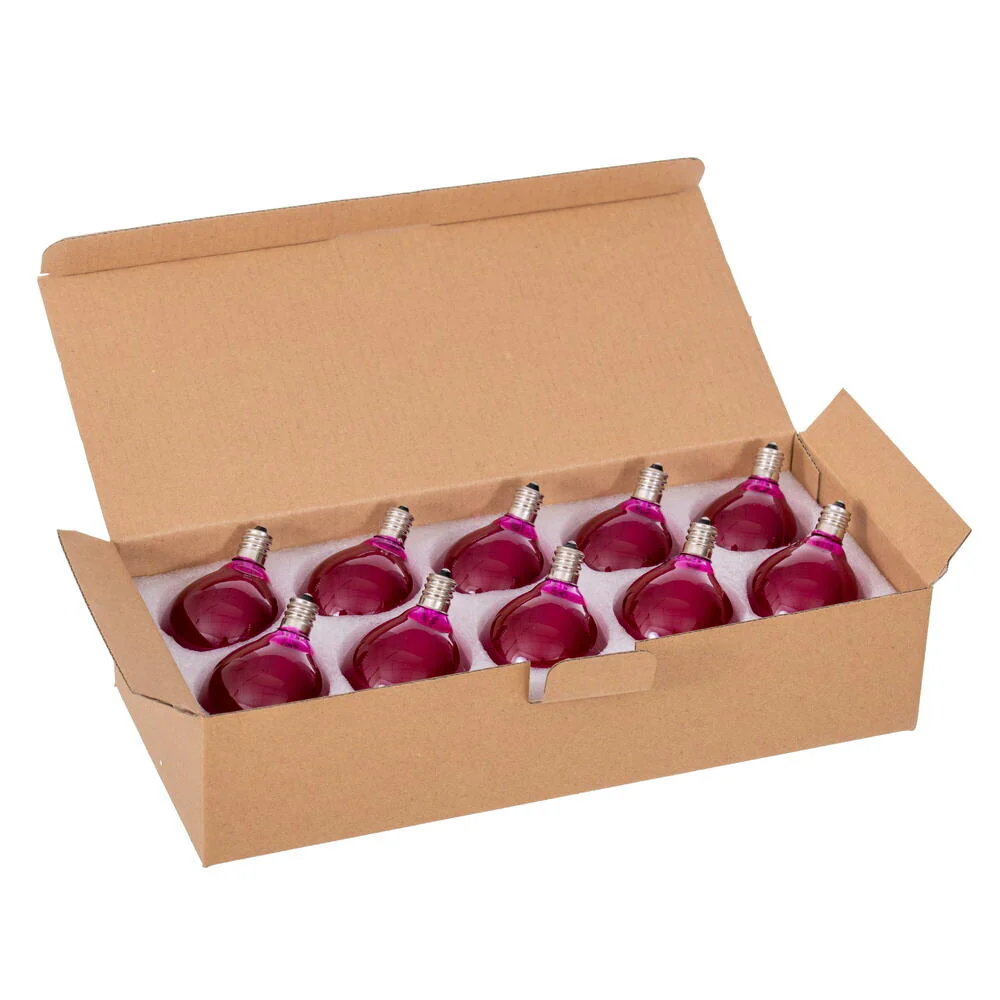 Vickerman Pink LED G50-E12 Filament Glass Replacement Bulbs 10/Box - Cheap-Us