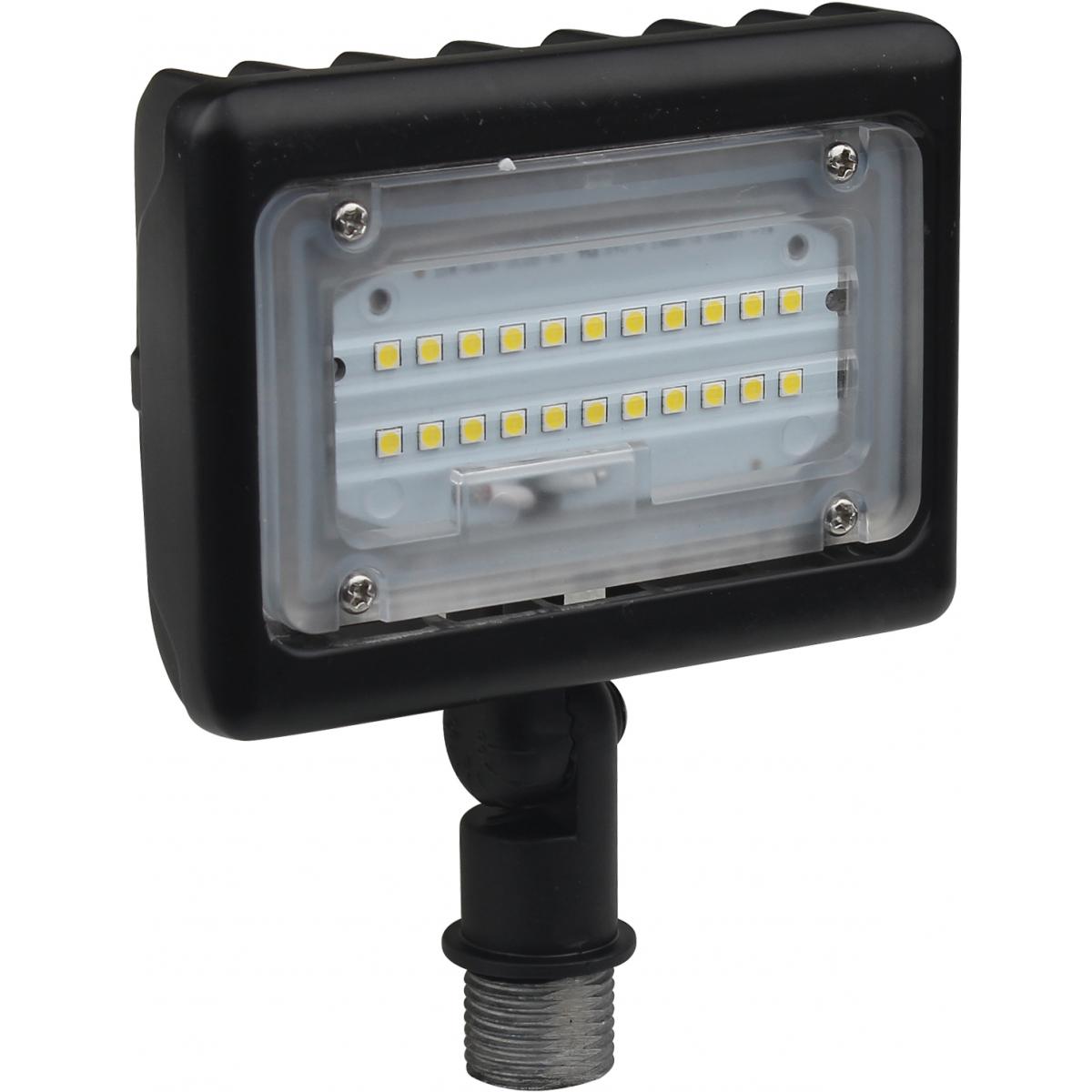 Satco Nuvo LED Small Flood Light 15W 3000K/4000K/5000K, 100V-277V, 80CRI, Non-Dimmable, Bronze Finish - Cheap-Us
