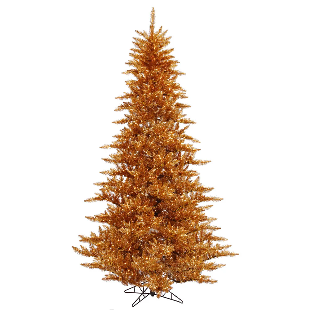 Vickerman 14' Copper Fir Artificial Christmas Tree Featuring 2250 Warm White Dura-Lit LED lights. - Cheap-Us