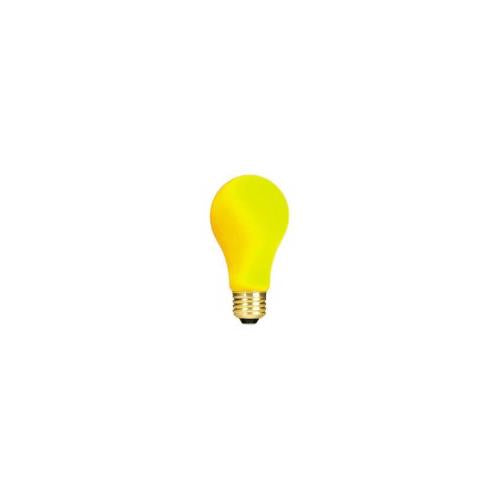 Bulbrite 25A/CY 25 Watt Incandescent A19 Party Bulb, Medium Base, Ceramic Yellow - Cheap-Us