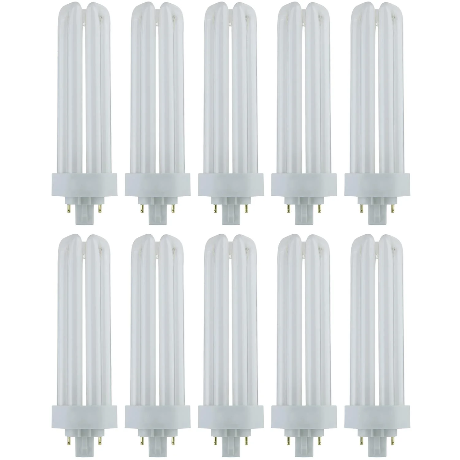 Sunlite 42 Watt PLT 4-Pin Triple Tube, GX24Q-4 Base, Warm White - Cheap-Us