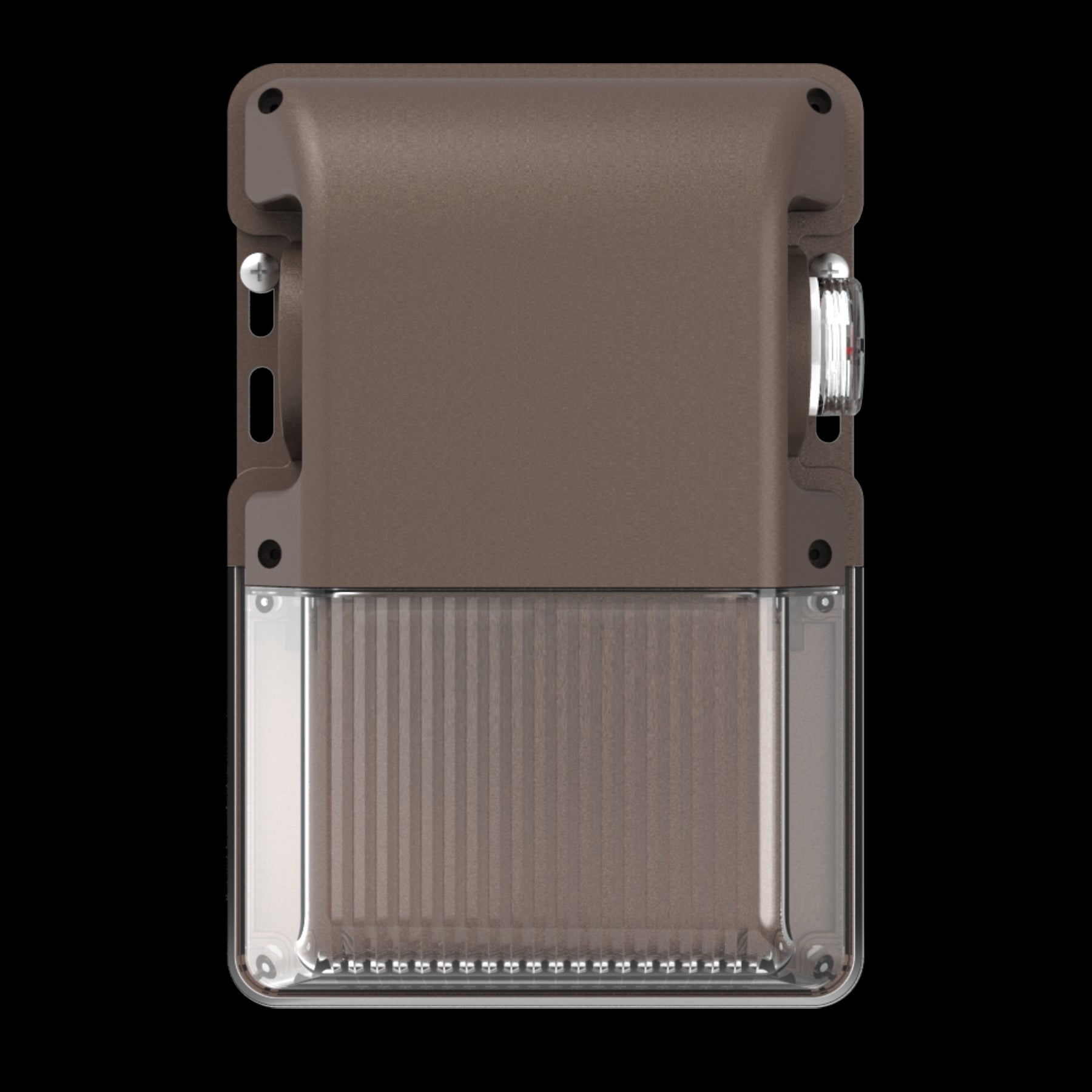 LUXRITE 15/20/25W LED Wall Pack Light with Photocell, 3CCT 3000K/4000K/5000K,1950/2600/3250LM Selectable, Dusk to Dawn LED Outdoor Lighting, IP65 Waterproof, 120-277V, Dimmable, Clear Lens (LR40618) - Cheap-Us