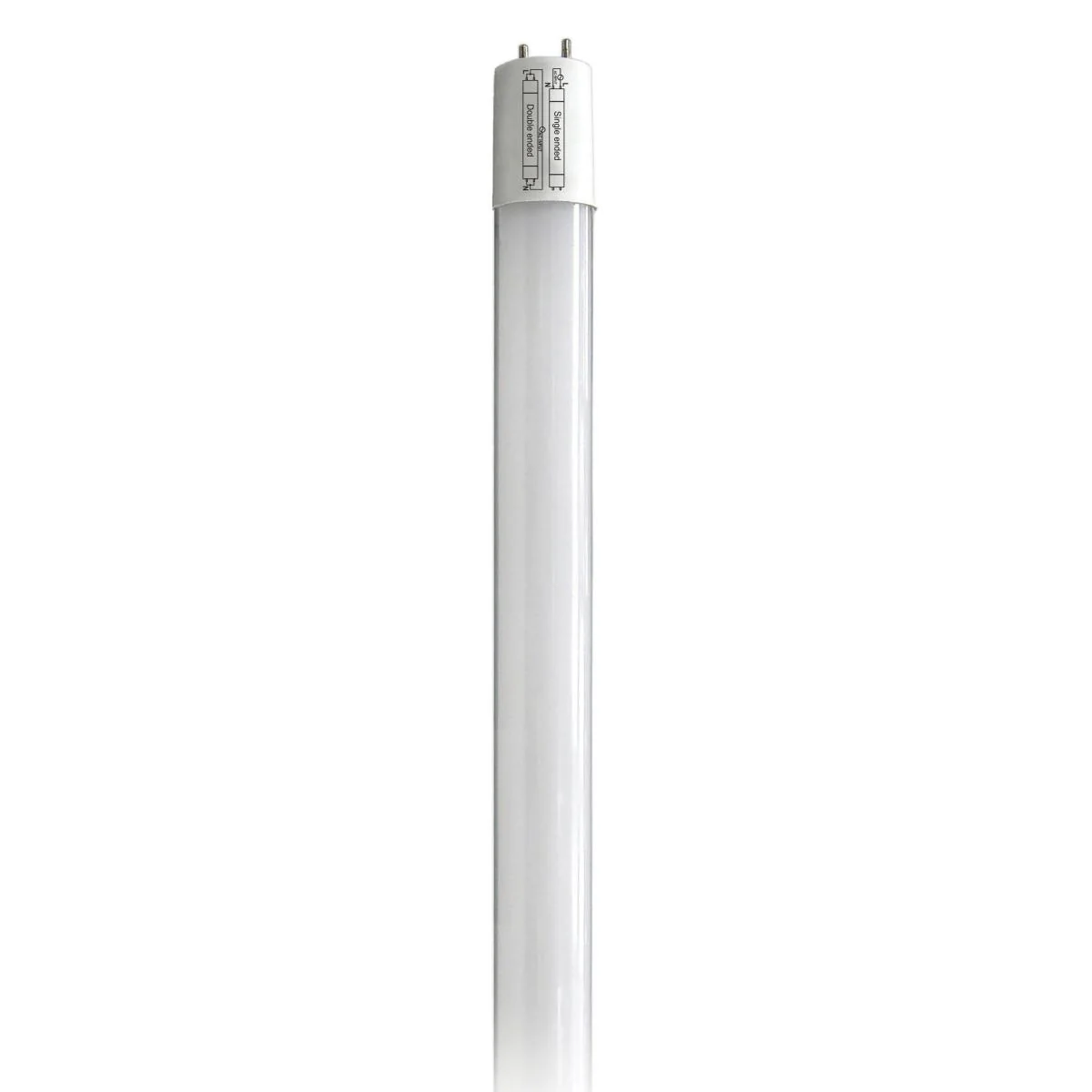 S39902 9T8/LED/24-840/BP/SE-DE 9 Watt T8 LED; 2Ft; 4000K; Medium Bi Pin base; 50000 Average rated hours; 1150 Lumens; Type B; Ballast Bypass; Single or Double Ended Wiring - Cheap-Us