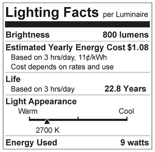 Luxrite LED A19 Light Bulb, E26 - Medium Base, 9W, 2700K - Warm White, 800 Lumens, 80 CRI, Frost Finish, Dimmable, Pack of 4 (LR21425) - Cheap-Us