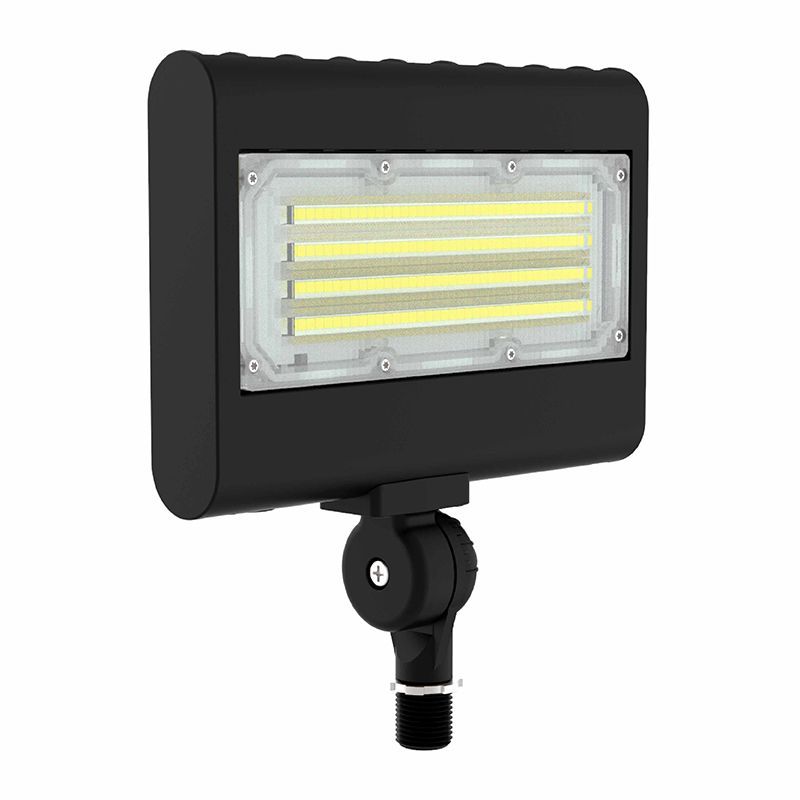 Westgate X-Gen Flood-Area Light Md Housing Adj. 15W-50W Adj. 30/40/50K 120-277V 0-10V Knuckle Black, Outdoor Lighting, 15W/20W/30W/50W, 130 Lumens/W, 30K/40K/50K/57K, Black Finish, 0~10V Dimmable - Cheap-Us
